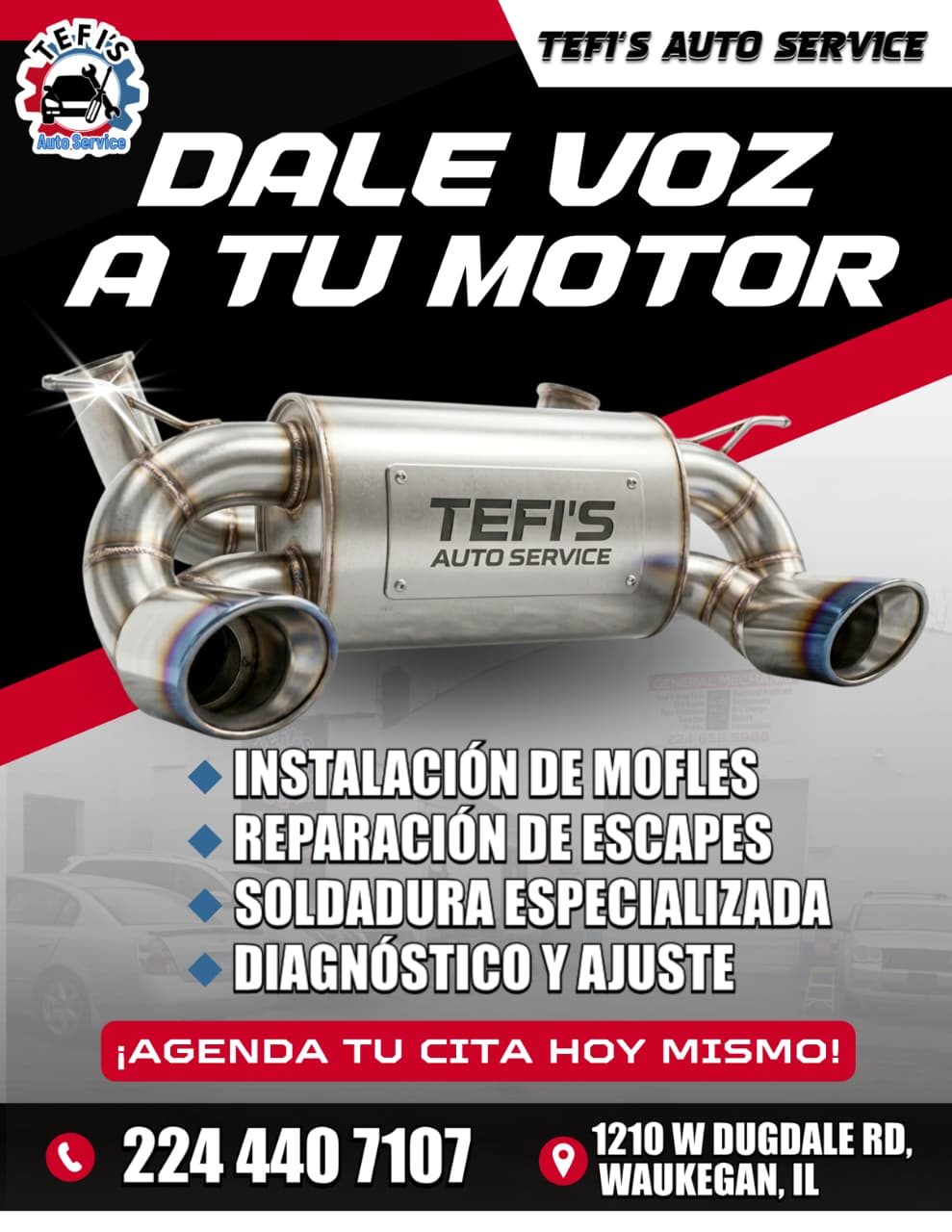 Promoción 4 TEFI'S Auto Service